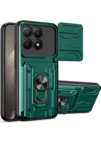 Xiaomi 15T Pc Kılıfı + Tpu Destekli Telefon Arka Kapağı ve Kamera Kaydırıcısı (Yurt Dışından)