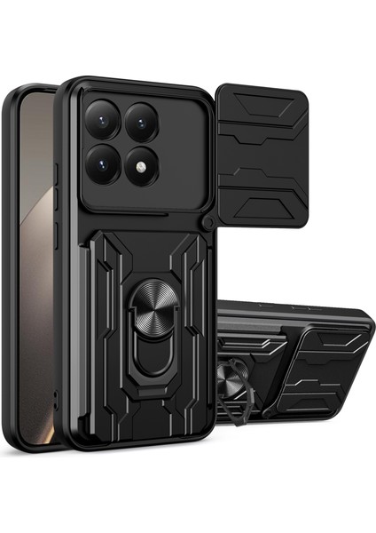 Xiaomi 15T Pc Kılıfı + Tpu Destekli Telefon Arka Kapağı ve Kamera Kaydırıcısı (Yurt Dışından)