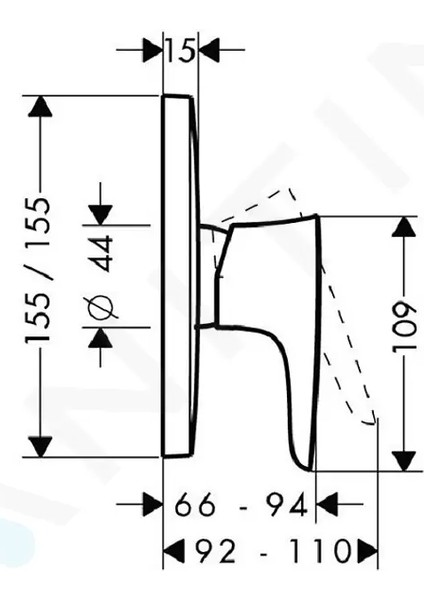 Puravida Tek Kollu Duş Bataryası 15665000 fiyatları