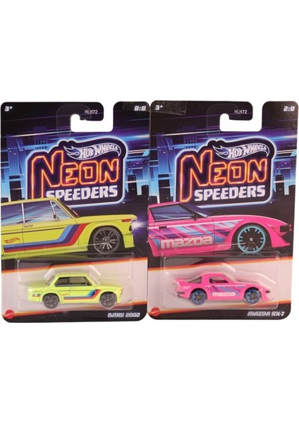 HLH72 Neon Yarışlar Temalı Arabalar