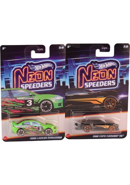HLH72 Neon Yarışlar Temalı Arabalar modelleri