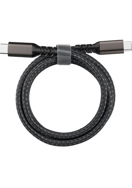Siyah 2.jenerasyon Type-C To Type-C Usb3.2 Pd Data Kablosu 100W 20GBPS 4K@60Hz 0.2 Metre indirimleri