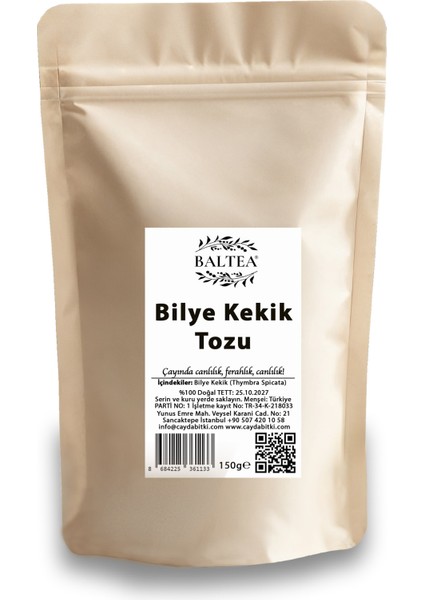 Bilye Kekik Tozu 150G modelleri