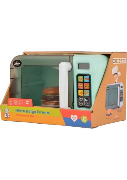 Dokunmatik Ekranlı Işıklı ve Sesli Oyuncak Mikrodalga Fırın fırsatları