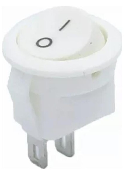 Mini Yuvarlak Işıksız On-Off Beyaz Anahtar IC-134E fiyatları