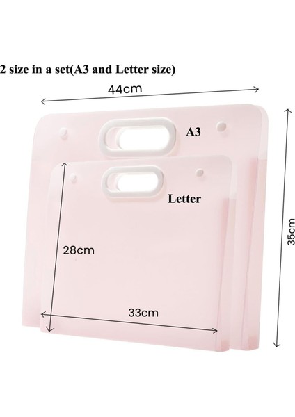 2 Adet Plastik Sanat Portföyü Klasörü Sanat Saklama Kutusu Elmas Boyama, Öğrenci Çizim Kutusu, Çocuk Sanat Eserleri Pembe (Yurt Dışından) fırsatları