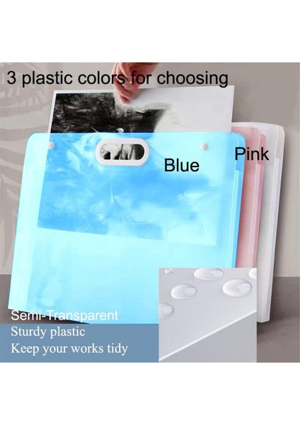 2 Adet Plastik Sanat Portföyü Klasörü Sanat Saklama Kutusu Elmas Boyama, Öğrenci Çizim Kutusu, Çocuk Sanat Eserleri Pembe (Yurt Dışından) indirimleri