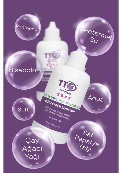 Thermal Soft Göz Çevresi Şampuanı 125 ml modelleri