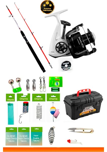 Profesyonel Tekne Deniz Olta Seti-Olta Takımı 6000'LIK Makina