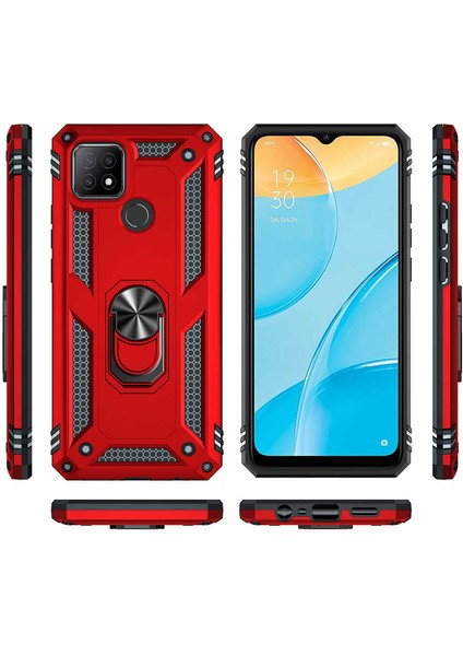 Oppo A15S Kılıf Akre Vega Kapak-Gold modelleri