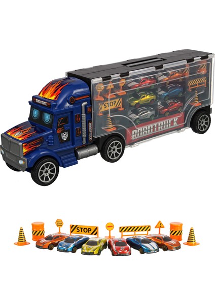 Toy-36 Toysan Tır Seti + 6 Araç modelleri