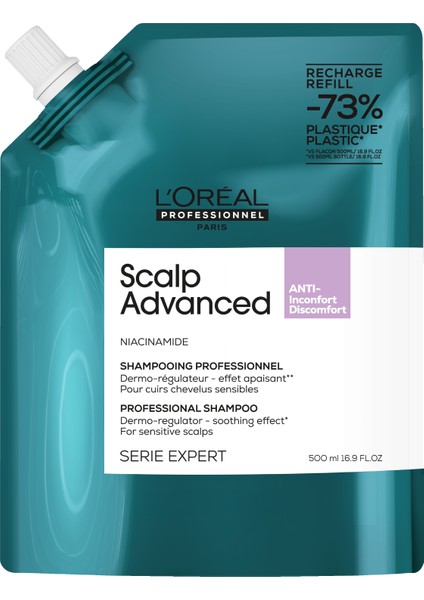 Scalp Advanced Hassas Saç Derisi İçin Profesyonel Refill Şampuan 500 ml