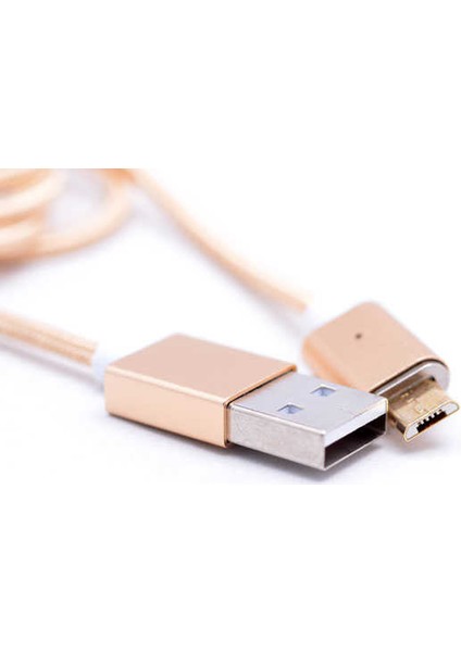Rose Gold Mıknatıslı 8600 Micro USB Kablo fiyatları