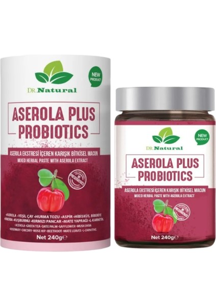 3 Adet Aserola Prebiyotik-Probiyotik Acerola Macun 240 Gr. Colon Temizleme Kürü fiyatları