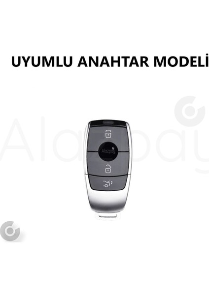 Mercedes A B C E S G Serisi Cla Cle Gls Gla Glb Glc Amg Uyumlu Titan Gri Tpu Anahtar Kılıfı fiyatları
