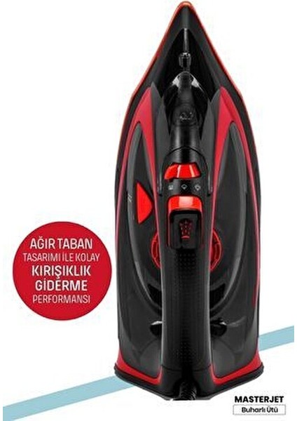 Dikey Ütü 1200 Watt Kırmızı Inox Taban Damlama Önleyici Özellik 105 ml Su Kapasitesi modelleri