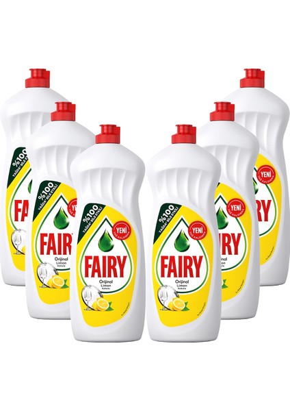 Elde Yıkama Bulaşık Deterjanı 650 ml x 6 - Limon Aromalı, Zorlu Yağ ve Lekelere Karşı Etkili Yoğun Formül modelleri