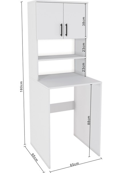 ESL0231 Çamaşır Makinesi Dolabı Banyo Dolabı Beyaz fırsatları