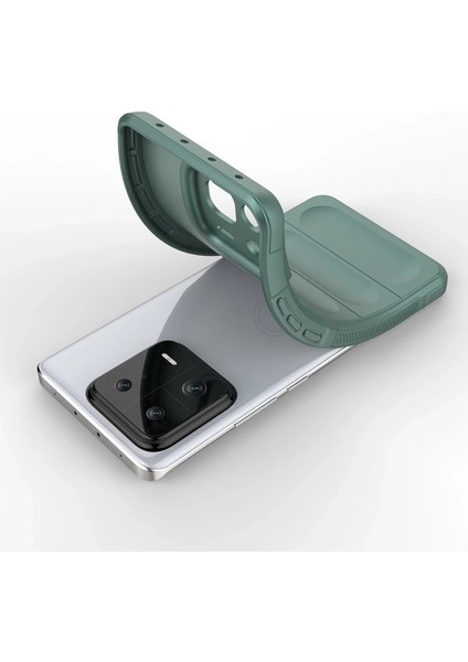 Xiaomi Mi 13 Kılıf Optimum Silikon - Koyu Yeşil fırsatları