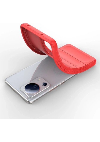 Xiaomi Mi 13 Lite Kılıf Optimum Silikon - Kırmızı fırsatları