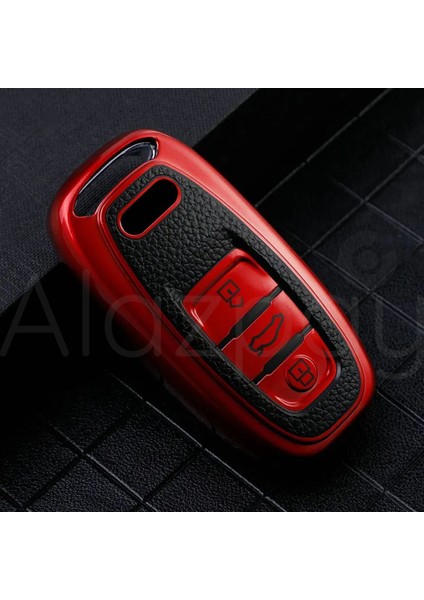 Audi A1 A3 A4 A5 A6 A7 A8 Q3 Q5 Q7 S4 S5 S6 S7 S8 R8 Tt Deri Görünüm Tpu Anahtar Kılıfı