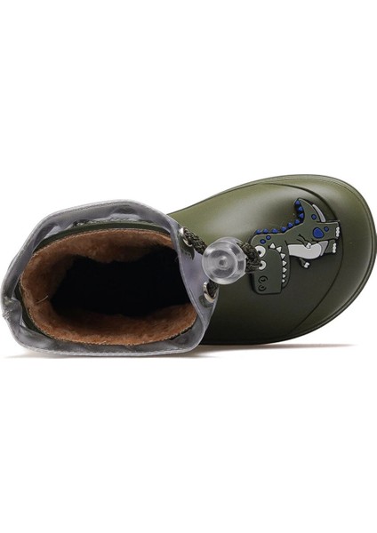 Mendi Dino Borreguito Çocuk Içi Kürklü Yağmur Çizmesi - Haki CC336-042 fırsatları