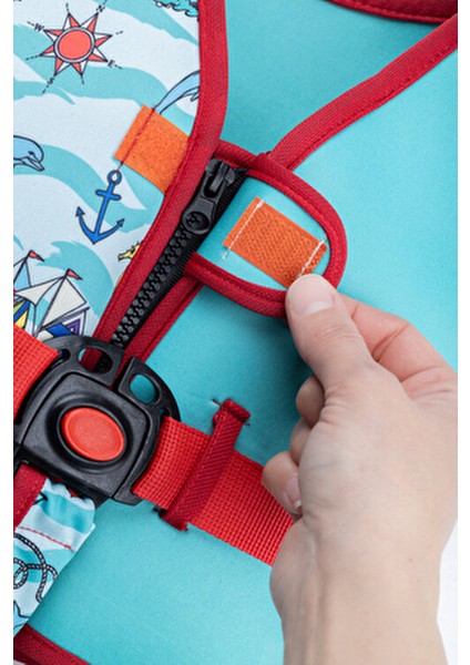 Baby Jem Çocuk Yüzme Yeleği Pratik Kilit Sistemi ile Güvenli Kullanım 3-6 Yaş