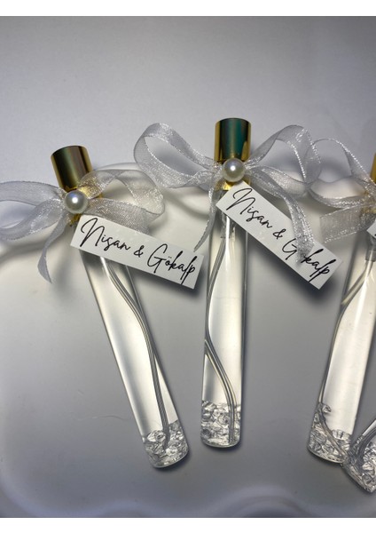 10 Adet Beyaz Kolonya Kına, Söz, Nikah, Düğün, Bebek, Babyshower, Doğumgünü Hediyelikleri