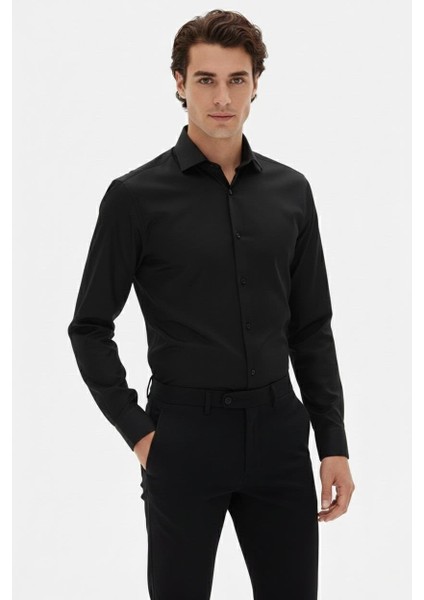 Gk 2025 Gömlek Slim Siyah fiyatları