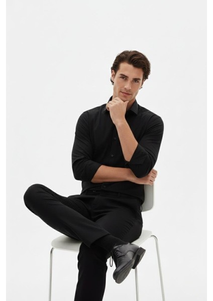 Gk 2025 Gömlek Slim Siyah indirimleri