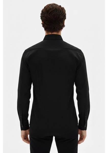 Gk 2025 Gömlek Slim Siyah