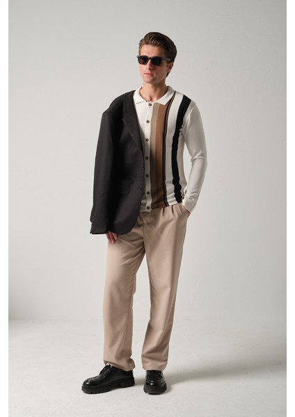 Erkek Triko Çizgili Gömlek fiyatları