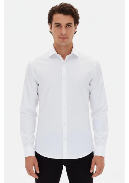 Gk 2025 Gömlek Slim Beyaz