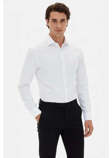 Gk 2025 Gömlek Slim Beyaz modelleri