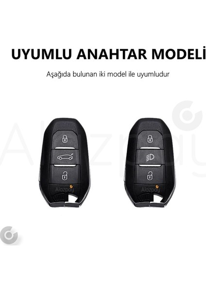 Peugeot 208 308 508 3008 5008 & Opel & Citroen & Toyota & Ds Şeffaf Tpu Anahtar Kılıfı (Sustasız) fiyatları