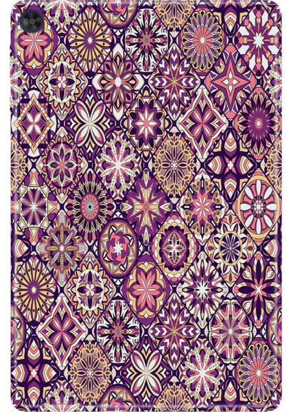 Huawei Matepad T10S-4 10.1" Kılıf Tablet Için Desenli Silikon Kapak - Saray Duvarları