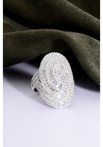 925 Ayar Gümüş Iç Içe Sarmal Baget Yüzük fırsatları