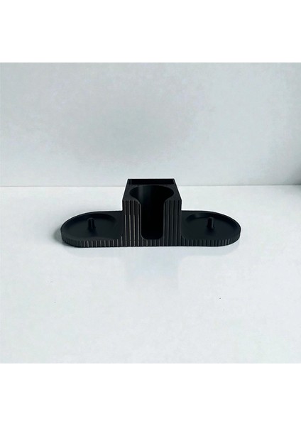 360 Derece Döner Hazneli Makyaj Organizeri - Fırçalık ve Disk Pamukluk Seti fırsatları