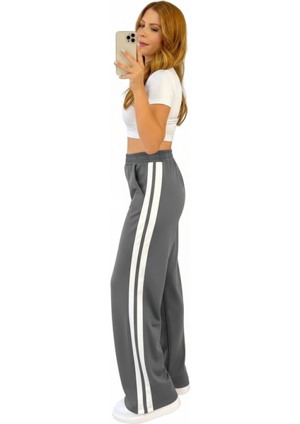 Lady Şeritli Pantolon