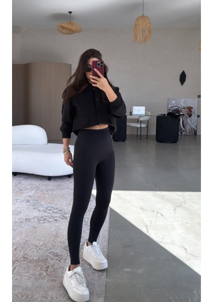 Siyah Toparlayıcı Premium Tayt indirimleri