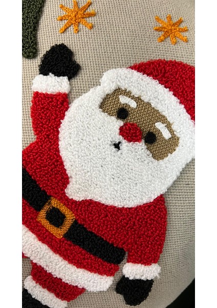 45X45 cm Nakışlı Kalın Kumaş Yeni Yıl Temalı 2li Kırlent Kılıfı – Hello 2026 – Dekoratif Yastık Kılıfı fiyatları