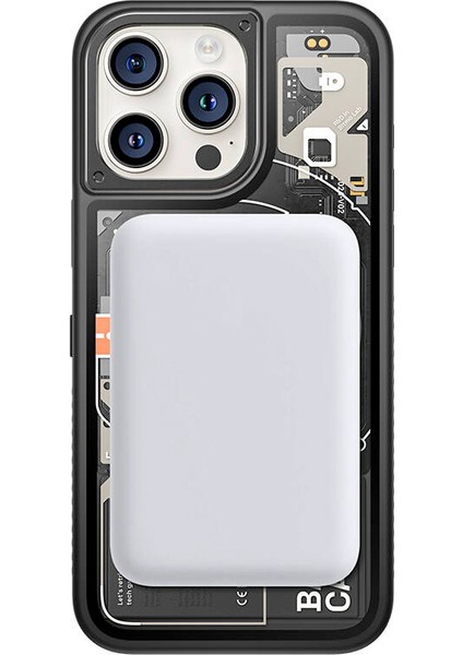 iPhone 15 Pro Max Kılıf Özelleştirilebilir 3 Fonksiyonlu Bluetooth Bağlantılı Bitmo Lab Bangcase Akı modelleri