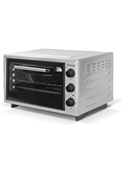 Midi Fırın Turbo Pişirme Özelliği ile 36LT Hacim Siyah İnox Tasarım modelleri