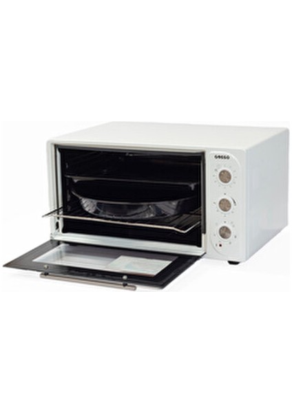 Midi Fırın Turbo Pişirme Özelliği ile 50 Lt Modern Beyaz Tasarım