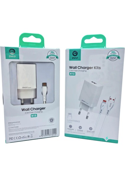 2.4A Iphone USB Şarj Aleti Dvıp N13
