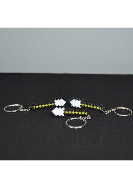 3D Minecraft Kürek Model Çanta Süsü ve Anahtarlık