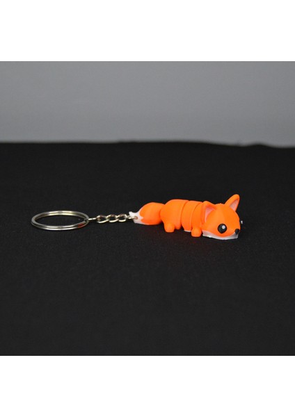 3D Hareketli Eklemli Sevimli Tilki Çanta Süsü ve Anahtarlık fiyatları