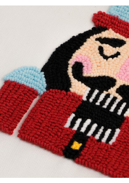 Nutcracks - Yılbaşı Serisi Kurşun Asker Noel Yeni Yıl Punch Kırlent Yastık Kılıfı fırsatları