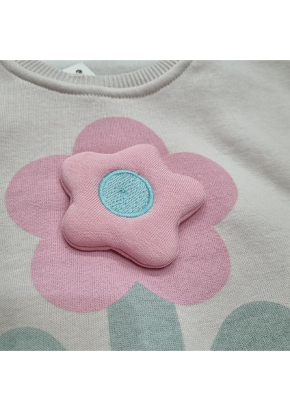 Kız Çocuk Şardonlu Kalın Çiçek Desenli Kışlık Eşofman Takımı – Yumuşacık, Sıcak ve Kusursuz Konfor fırsatları