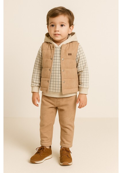 “doğal Dokuma Yelekli 3’lü Mavi Tarz Takım – Kapşonlu Sweat, Cepli Pantolon, Premium Konfor” fiyatları